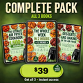 The Happy Fryer Pack: three complete digital air fryer books for $39